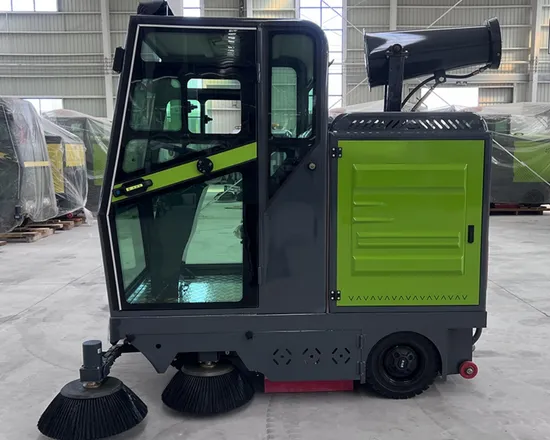 Electric Floor Sweeper Four Brushes Electric Road Sweeper Park Robotic for Street Cleaning